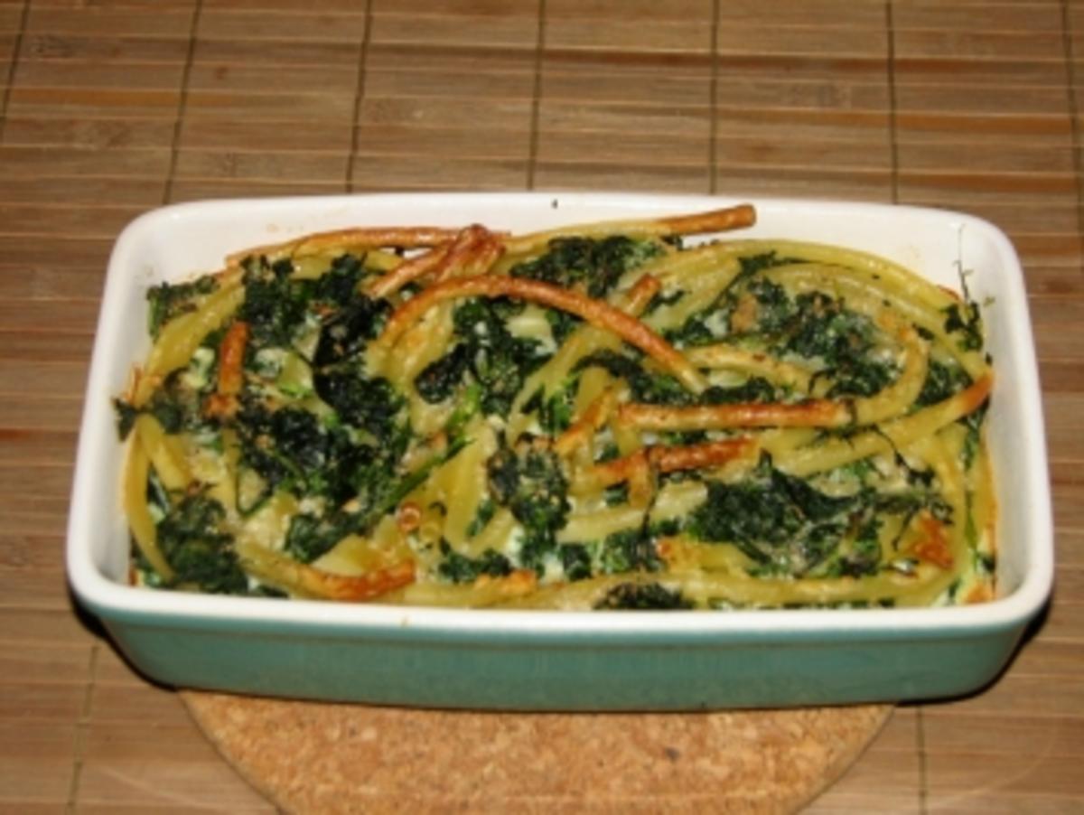 Spinat-Nudelauflauf - Rezept mit Bild - kochbar.de