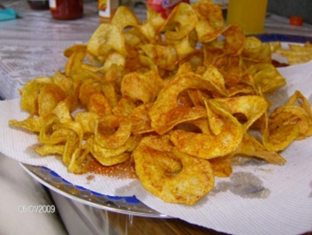 Bilder für Chipslocken pikant gewürzt (Spiralschneider-Rezept) - Rezept