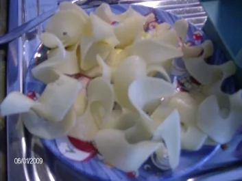 Rezept: Chipslocken pikant gewürzt (Spiralschneider-Rezept) Bild Nr. 2 Chipslocken pikant gewürzt (Spiralschneider-Rezept) - Rezept - Bild Nr. 2