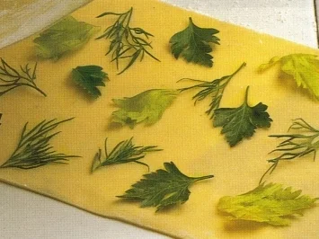 Kräuterquadrate mit Schalottenbutter - Rezept