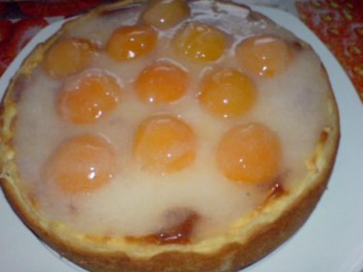 Gefüllte Aprikosen Torte - schnell - von loewe_bs