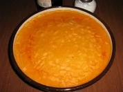 Grahče na tavče - uberbackene Bohnen ( pasulj ) - Rezept