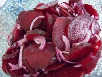 Rote Beete Salat, selbstgemacht - Rezept