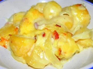 Rezept: Speck-Bechamel Auflauf Speck-Bechamel Auflauf - Rezept