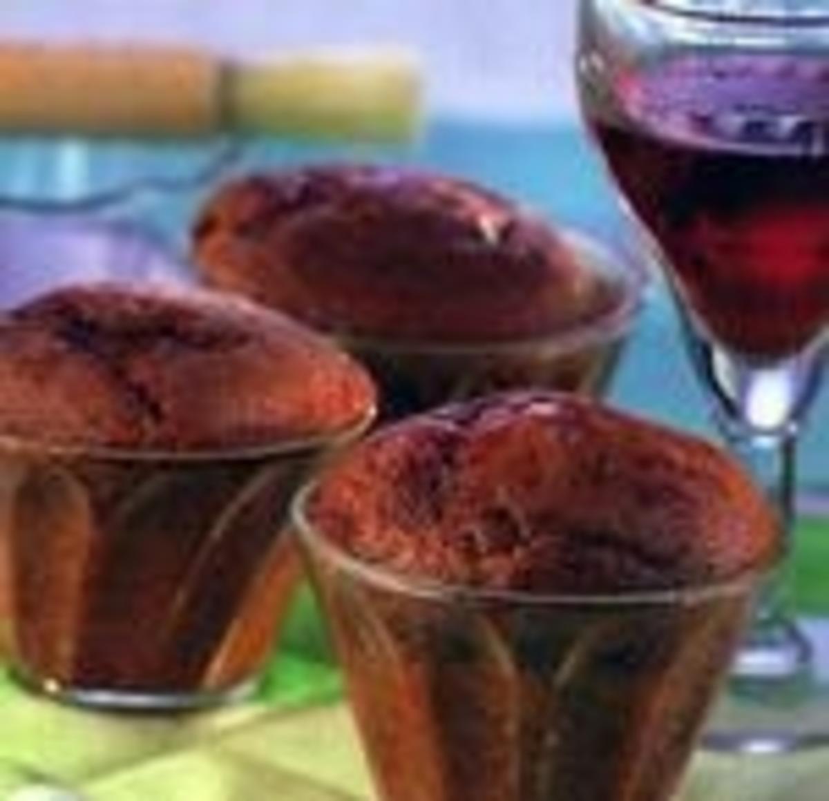 Portwein-Schoko-Muffins - Rezept