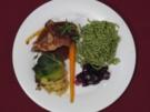 Filetzöpfe mit Spinatspätzle und Wirsingpäckchen - Rezept