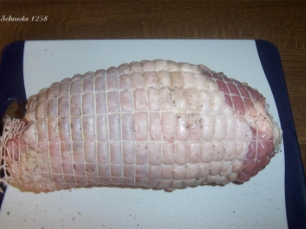 Putenrollbraten, saftiger Sonntagsbraten