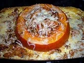 Rezept: Gefüllter Hokkaido-Kürbis Gefüllter Hokkaido-Kürbis - Rezept