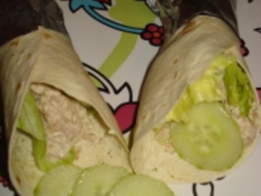Thunfisch Wrap - schnell & einfach - 120 kcal/100g Thunfisch Wrap - schnell & einfach - 120 kcal/100g