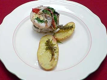 Seehechtrollen mit Rosmarinkartoffeln - Rezept