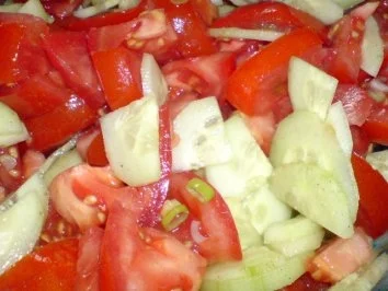 Tomaten-Gurken-Salat - Rezept - Bild Nr. 7