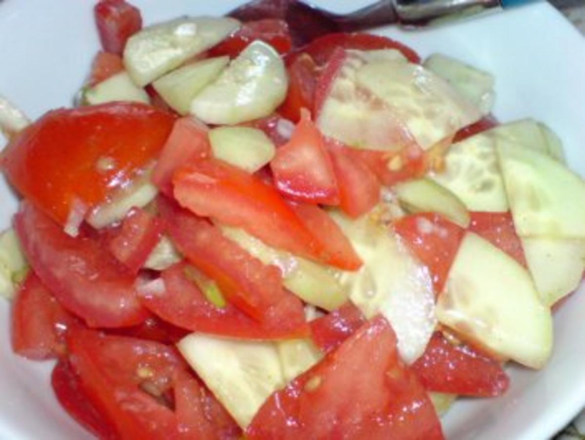 Tomaten-Gurken-Salat - Rezept - Bild Nr. 8