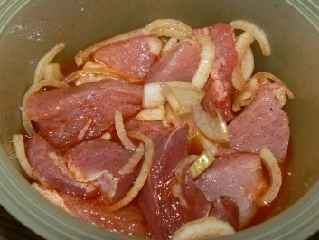 Mein Schaschlik - wie ich es mag tomatig und pikant - Rezept