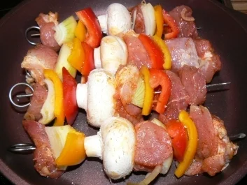 Mein Schaschlik - wie ich es mag tomatig und pikant - Rezept