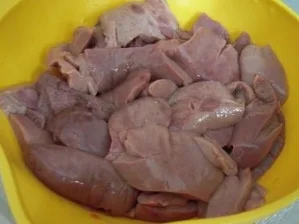 Rezept: Saure Nierchen mit Kartoffelpüree Saure Nierchen mit Kartoffelpüree - Rezept