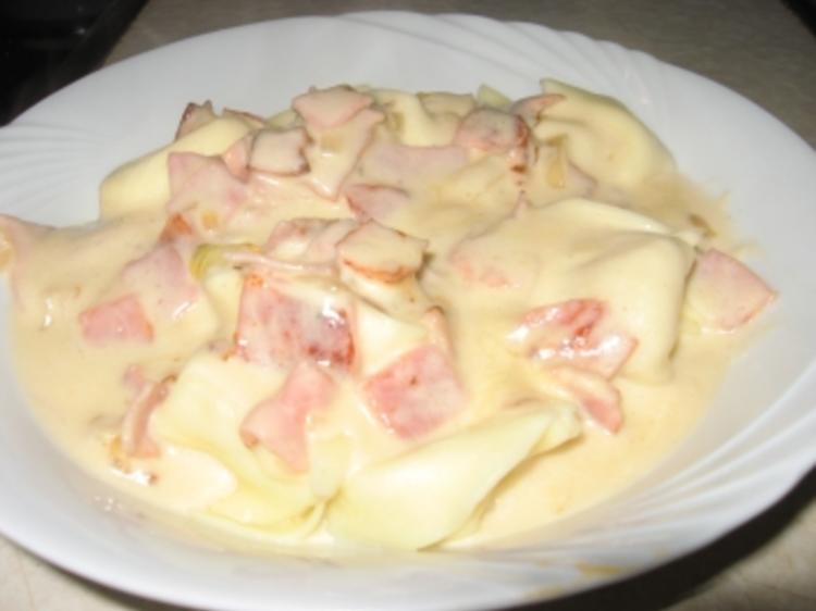 Käsetortellini in Schinken Käsesauce - schnell &amp; einfach - von steffinrw