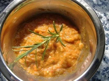 Auberginen-Paprika-Salsa - Rezept