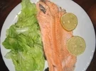 Rezept: Lachsforelle auf grünem Salat Lachsforelle auf grünem Salat - Rezept