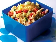 Pasta mit Curry-Huhn - Rezept