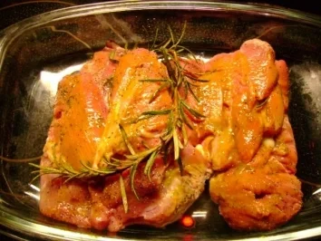 Geflügel: Mediterrane Putenkeule mit Feigensenf in Rosmarinsahne - Rezept - Bild Nr. 5