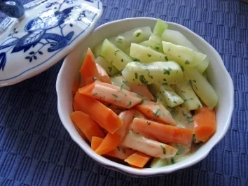 Rezept: Gemüse gedämpft ... Gemüse gedämpft ... - Rezept