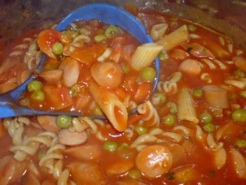 Heißer Würstchentopf - Rezept