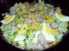 Bunter Salat mit Ei - Rezept