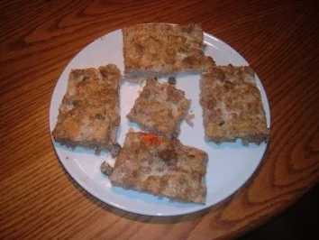 Pikante Hackfleisch-Häppchen vom Blech - Rezept