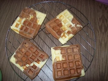 Rezept: Kuhfleckenwaffeln Kuhfleckenwaffeln - Rezept