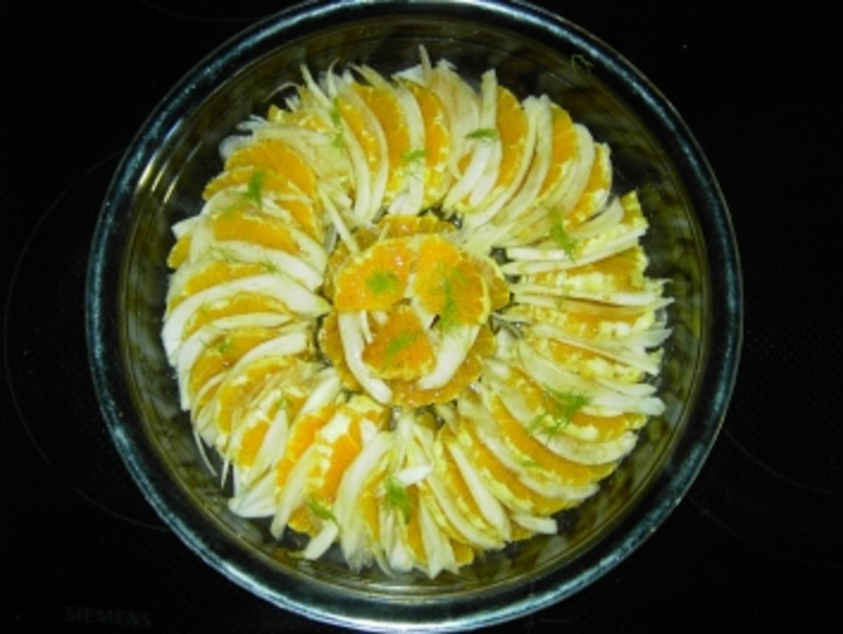 Orangen - Fenchel  - Salat - Rezept
