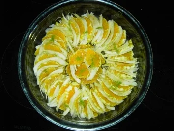 Rezept: Orangen - Fenchel - Salat Orangen - Fenchel - Salat - Rezept