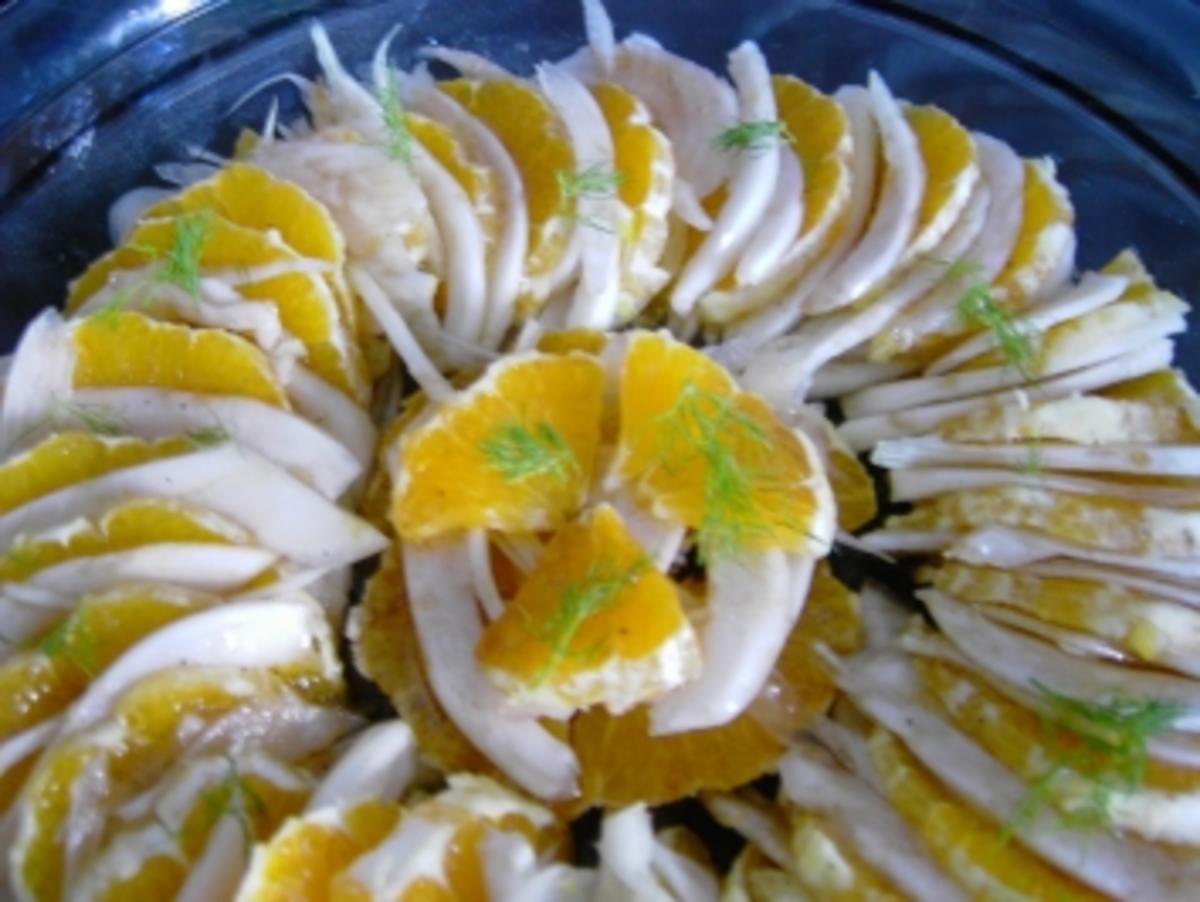 Orangen - Fenchel  - Salat - Rezept