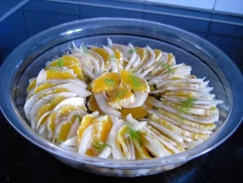 Rezept: Orangen - Fenchel - Salat Orangen - Fenchel - Salat - Rezept