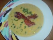 Rezept: Maissuppe mit Speck Maissuppe mit Speck - Rezept
