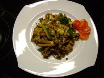 Rezept: Hackfleisch Zucchinipfanne Bild Nr. 2 Hackfleisch Zucchinipfanne - Rezept - Bild Nr. 2