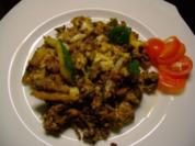 Hackfleisch  Zucchinipfanne - Rezept