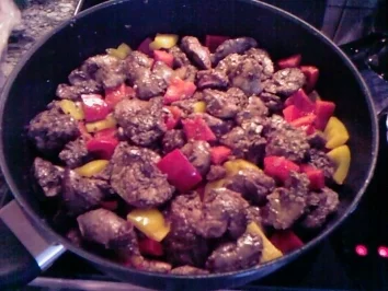 Rezept: Chinesische Putenleberpfanne Bild Nr. 3 Chinesische Putenleberpfanne - Rezept - Bild Nr. 3