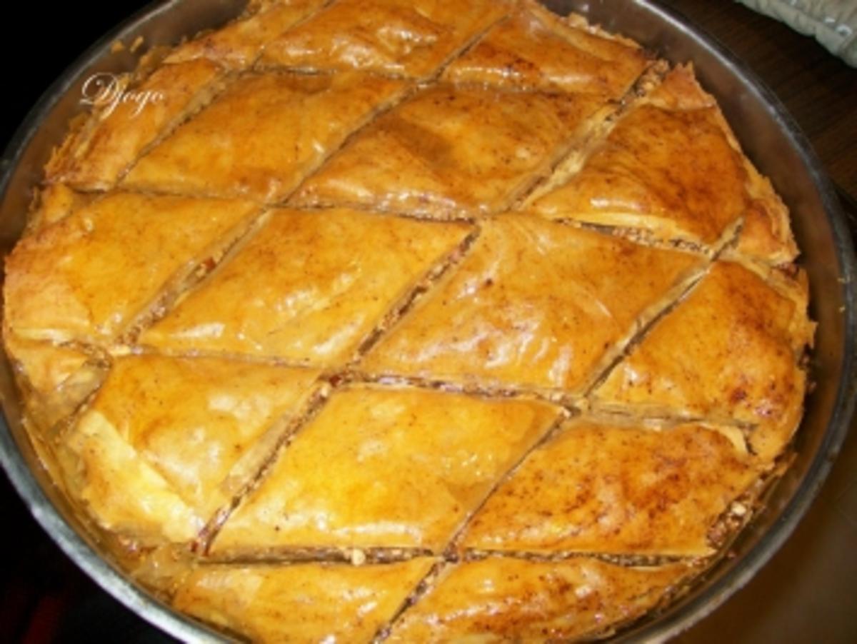 Baklava mit Haselnuss (genaue Beschreibung mit Bild) - Rezept
