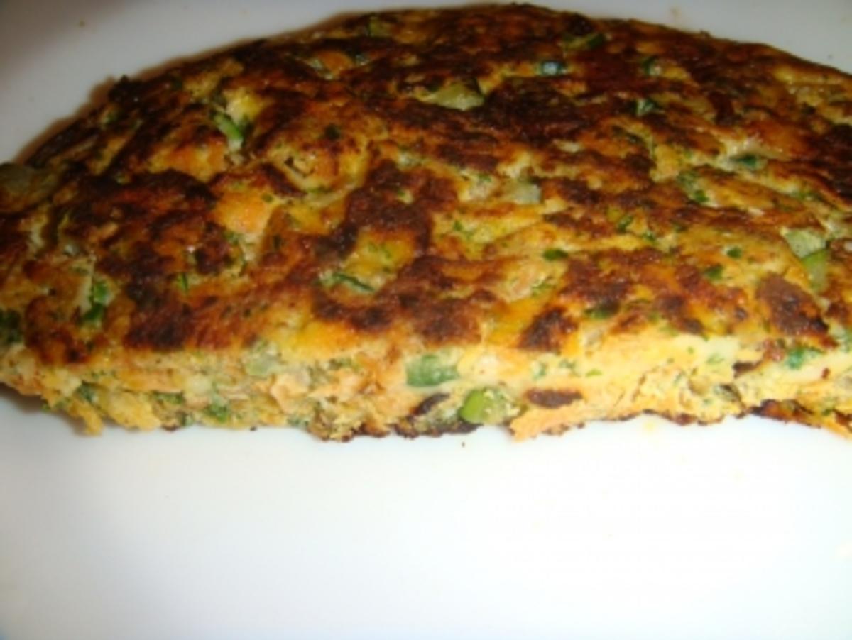 Bilder für Zucchini Möhren Omelett Rezept