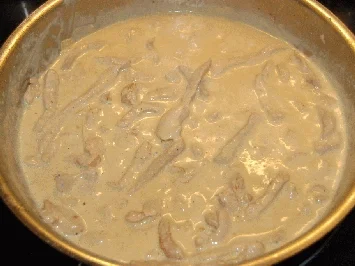 Geschnetzeltes in Senfsauce - Rezept