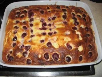 Warmer Kirschquarkauflauf II - Rezept