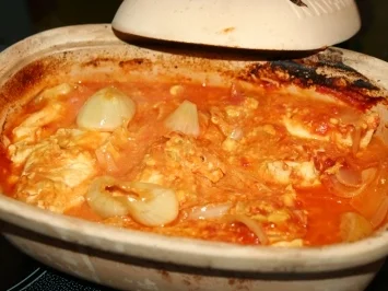 senf-zwiebel-huhn - Rezept