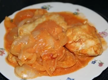 senf-zwiebel-huhn - Rezept