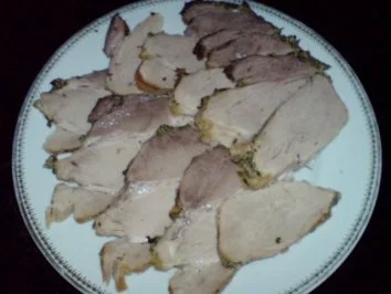 Kalter Schweinebraten mit Senfsauce - Rezept - Bild Nr. 4