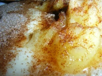 Milchbrei mit geschmorten Apfel - Rezept