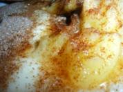 Milchbrei mit geschmorten Apfel - Rezept