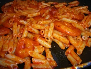 Nudeln-Calamari-Pfanne - Rezept