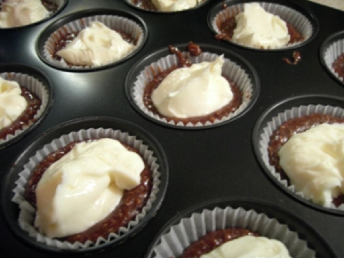 Muffins: Brownie-Cheesecake-Muffins - Rezept - Bild Nr. 7