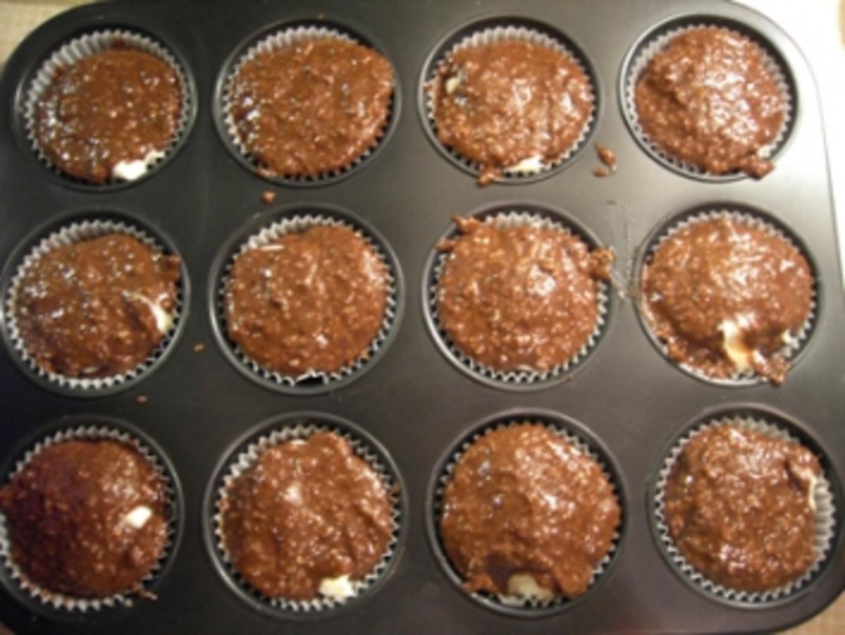 Muffins: Brownie-Cheesecake-Muffins - Rezept - Bild Nr. 6