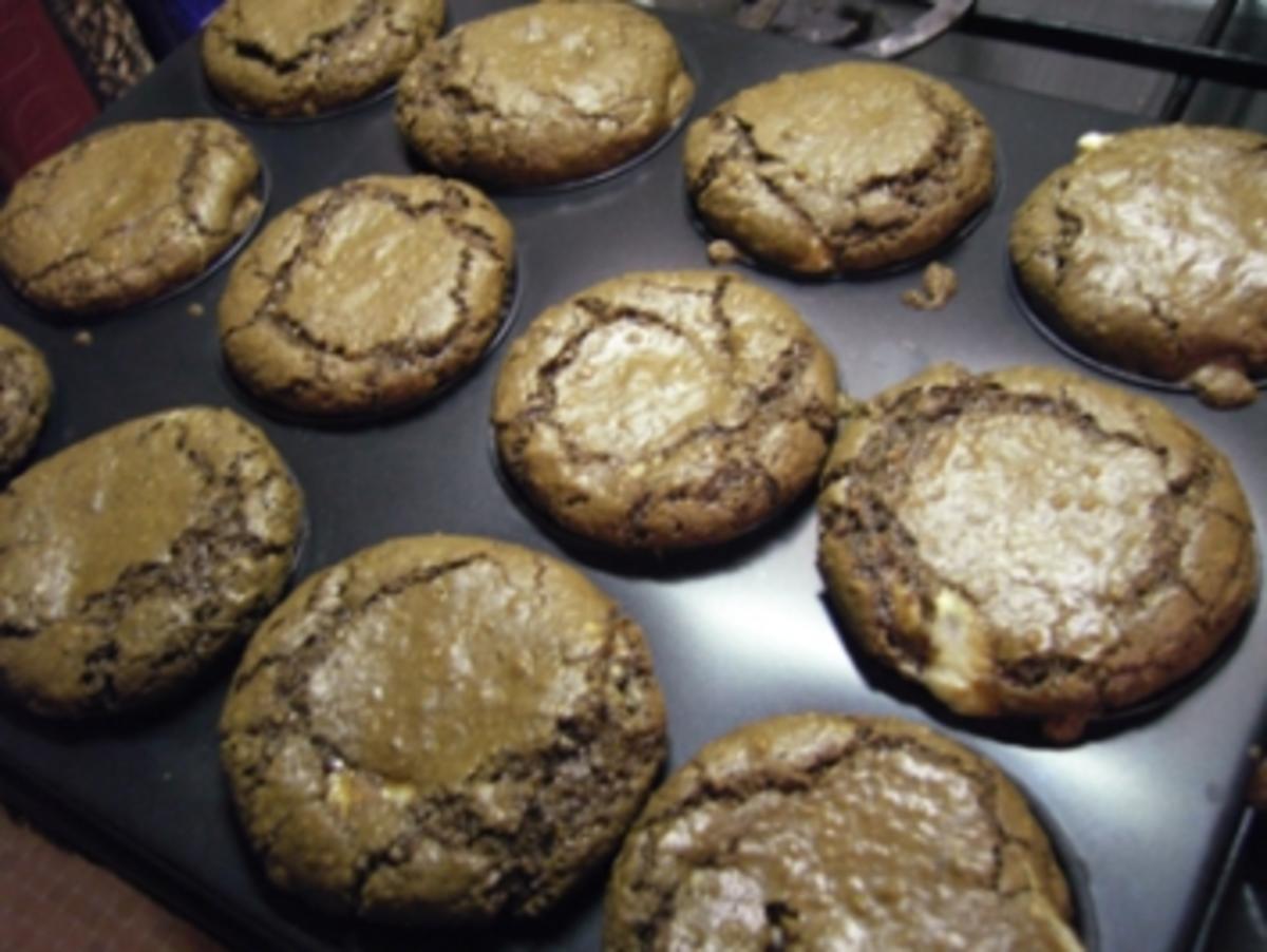 Muffins: Brownie-Cheesecake-Muffins - Rezept - Bild Nr. 4